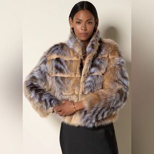 Rosalia Jacket  Color: Neutral Chevron Size: S